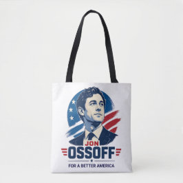 Bolsa Tote Jon Ossoff | Por uma América Melhor | Político