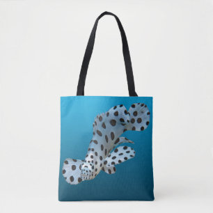 Bolsa Tote Jovem Agrupamento - Fundo azul gradiente  