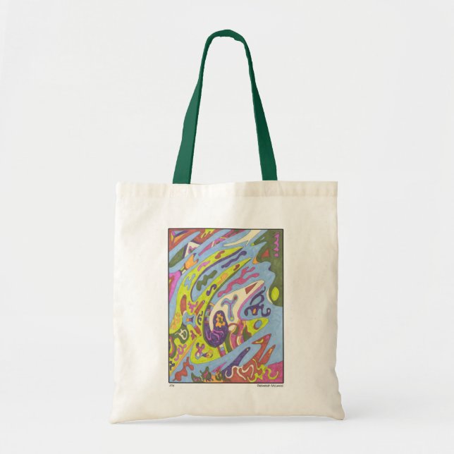 Bolsa Tote Joy, abstrato (Frente)