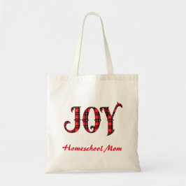Bolsa Tote Joy Buffalo Xadrez Homeschool Mãe