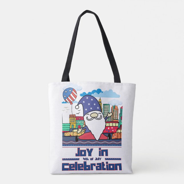Bolsa Tote Joy in 4th of July Celebration (Verso)