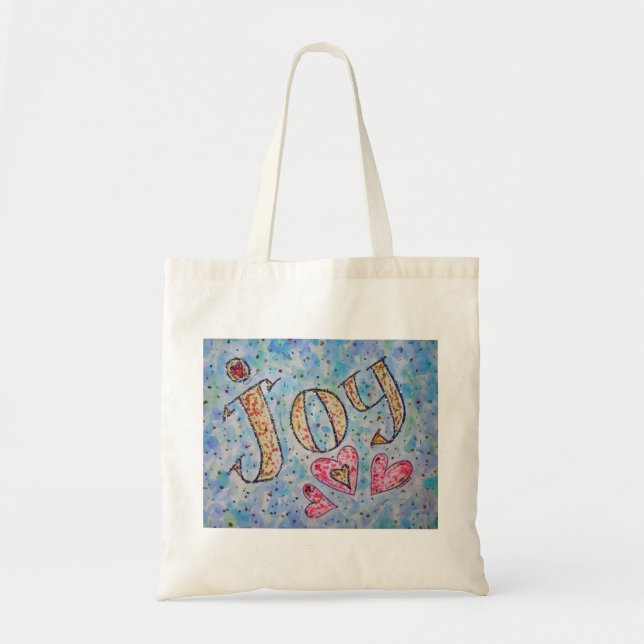 Bolsa Tote Joy Inspirational Art Tote Bag (Frente)