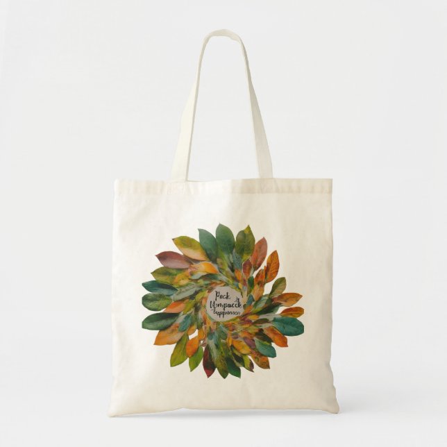 Bolsa Tote Joy Pacote, Desempacotar Felicidade - Saco de Tote (Frente)
