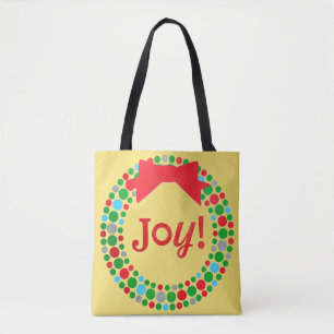 Bolsa Tote Joy Wreath