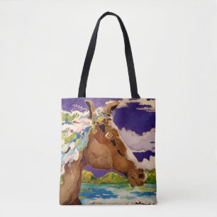 Bolsa Tote Juba ondulada