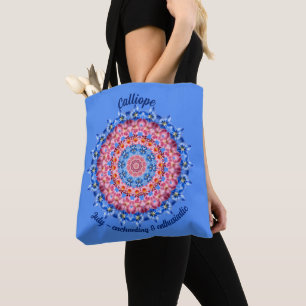 Bolsa Tote Julho Nascimento Mês Flor Personalizado Arte Carry