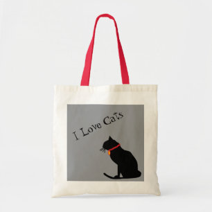 Bolsa Tote Jumbo I Adora Gatos Pretos E Cinza