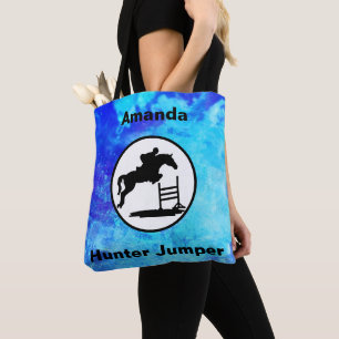Bolsa Tote Jumper Caçador Equestre Aquarela