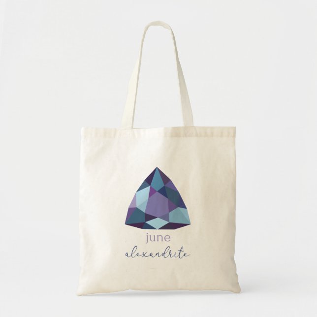 Bolsa Tote June Birthstone Alexandrite (Frente)