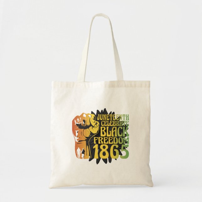 Bolsa Tote Juneteenth (19.6.1865) Dia da Liberdade Negra Sunf (Frente)