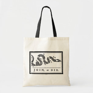 Bolsa Tote Junte-se ou morra-se os desenhos animados, 1754
