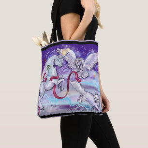 Bolsa Tote Juntos somos um Unicórnio