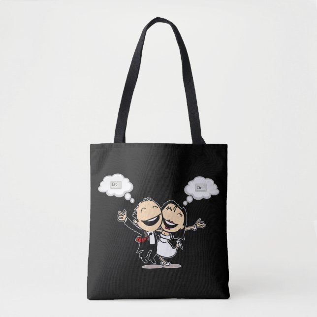 Bolsa Tote Just married (Frente)