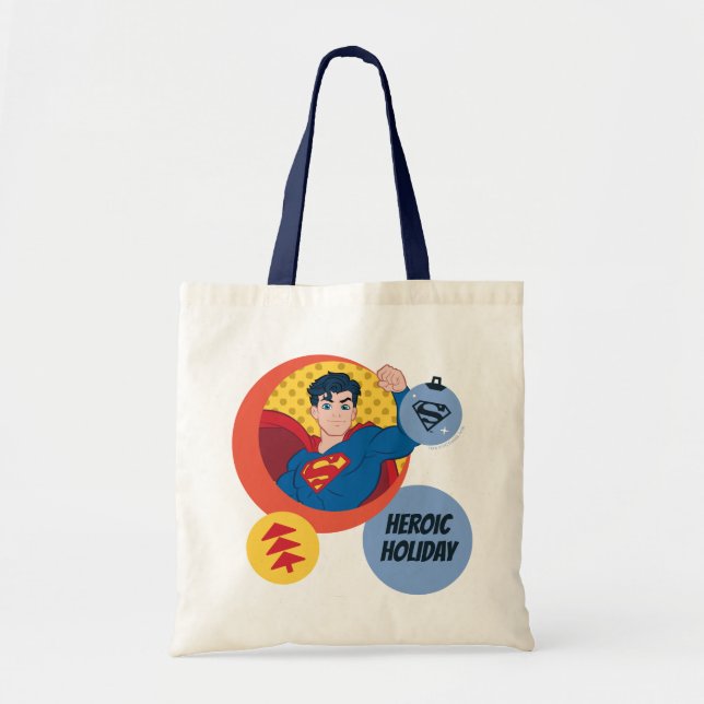 Bolsa Tote Justice League Superman Holiday Bauble (Frente)