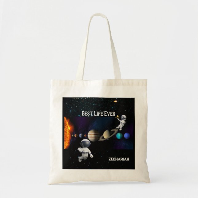 Bolsa Tote JW Best Life alguma vez Tote Bag para Jovem Irmãos (Frente)