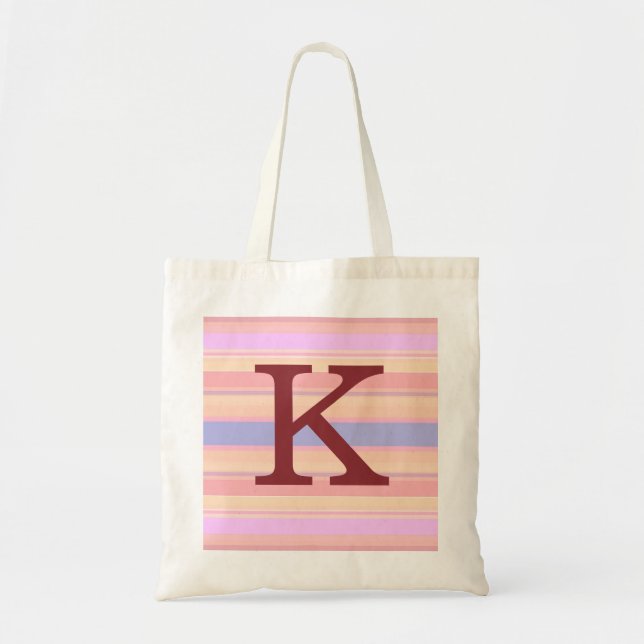 Bolsa Tote K: Monograma K Summer Strike Tote Bag (Frente)