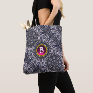 BOLSA TOTE KALEIDOSCOPE PINK FUCHSIA GEM MONOGRAMA
