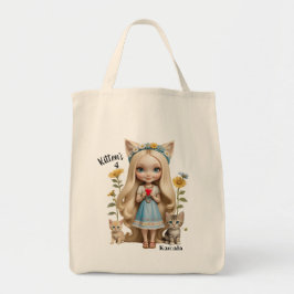 Bolsa Tote Kamala Cats Kids Personalizado Kitten
