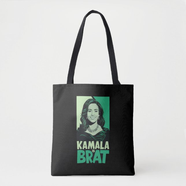 Bolsa Tote Kamala é engraçada sarcástica (Frente)