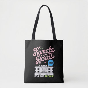 Bolsa Tote Kamala Harris 2024 Voto Social Democrata Azul