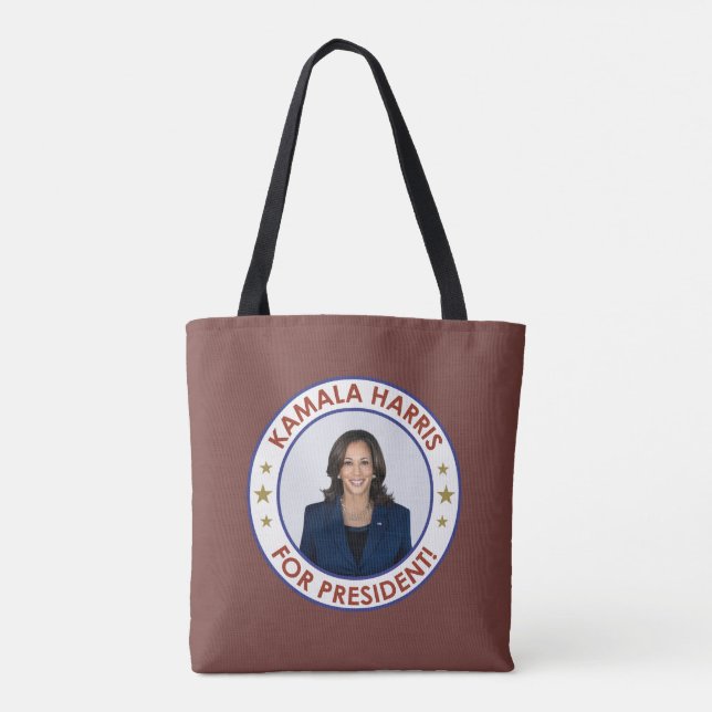 BOLSA TOTE KAMALA HARRIS PARA O PRESIDENTE! (Verso)