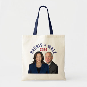 Bolsa Tote Kamala Harris Tim Walz 2024 Presidente Vice Fotos