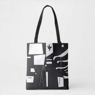 Bolsa Tote Kandinsky - Branco - Suave e Duro,