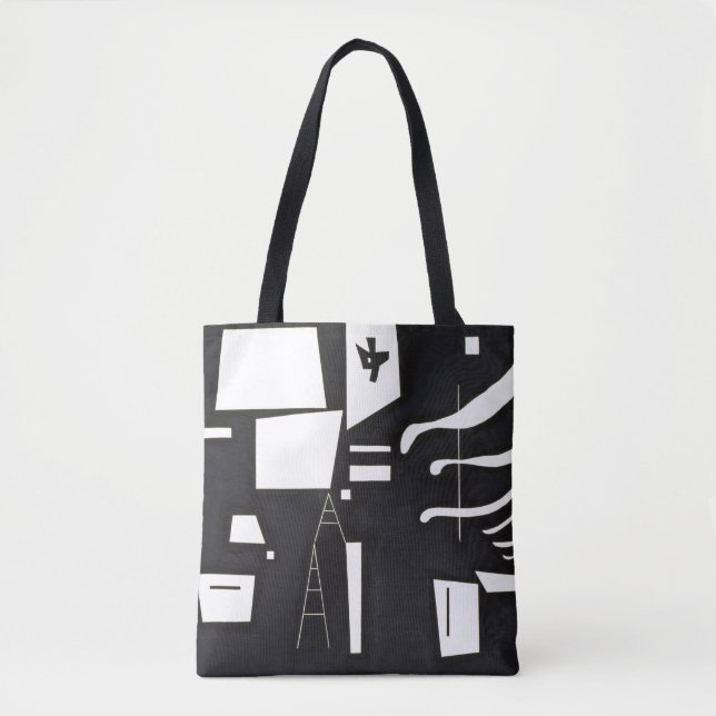 Bolsa Tote Kandinsky - Branco - Suave e Duro, (Frente)