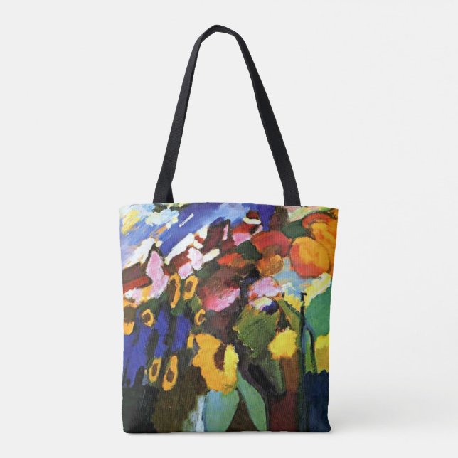 Bolsa Tote Kandinsky - Jardim de Murnau-1909 (Verso)