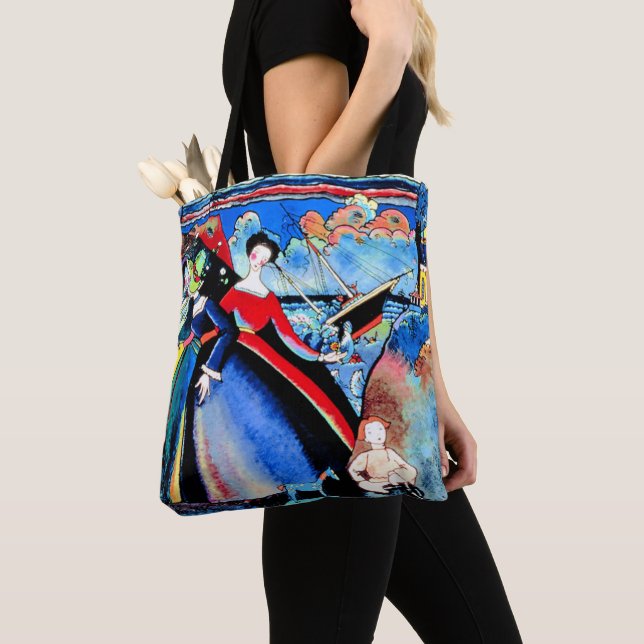 Bolsa Tote Kandinsky - Navio, (Close Up)
