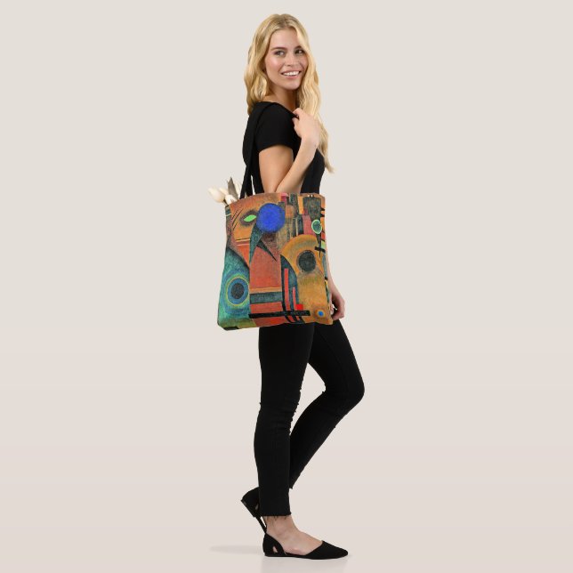 Bolsa Tote Kandinsky - Silêncio Marrom, abstrato (No(a) Modelo)