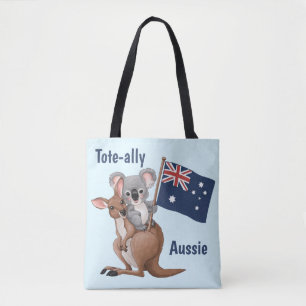 Bolsa Tote Kangaroo e Koala