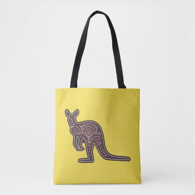 Bolsa Tote Kangaroo Mosaico (Frente)
