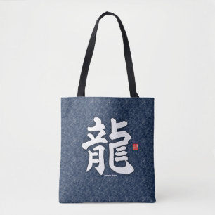 Bolsa Tote Kanji - Dragão japonês -