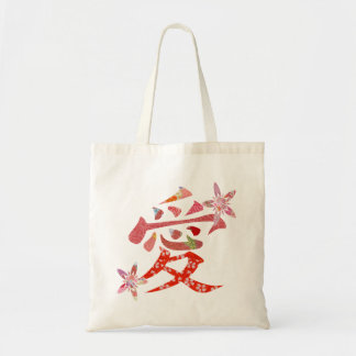 Bolsa Tote Kanji Love Bag