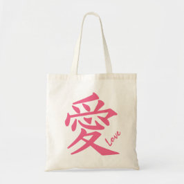 Bolsa Tote Kanji Love Tales personalizados