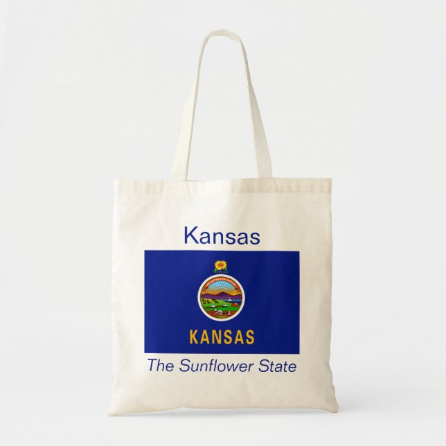 Bolsa Tote Kansan Flag Bag (Frente)