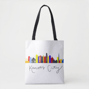 Bolsa Tote Kansas City Skyline