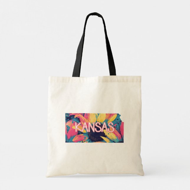 Bolsa Tote Kansas Sunflower (Verso)