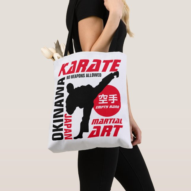 Bolsa Tote Karate Man (Close Up)