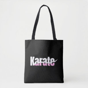 Bolsa Tote Karate Martial Arts Girly Pink