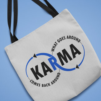 Bolsa Tote Karma - O que acontece volta (v1)