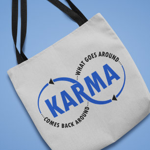 Bolsa Tote Karma - O que acontece volta (v2)