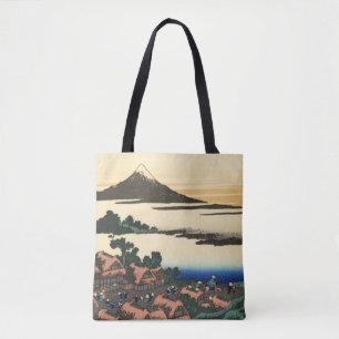 Bolsa Tote Katsushika Hokusai Dawn na província de Kai