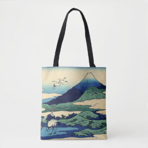 Bolsa Tote Katsushika Hokusai - Umegawa na província de Sagam