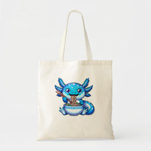 Bolsa Tote Kawaii Axolotl Ramen Anime Cutecore Adolescentes C