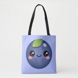 Bolsa Tote Kawaii Blueberry
