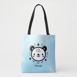 Bolsa Tote Kawaii Bonitinho Urso Face - Kawaii - Arte de Linh