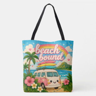 Bolsa Tote Kawaii Havaí - Citação fofa