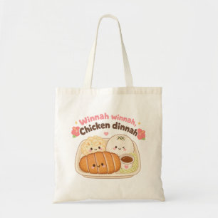 Bolsa Tote Kawaii Havaí - Jantar de frango